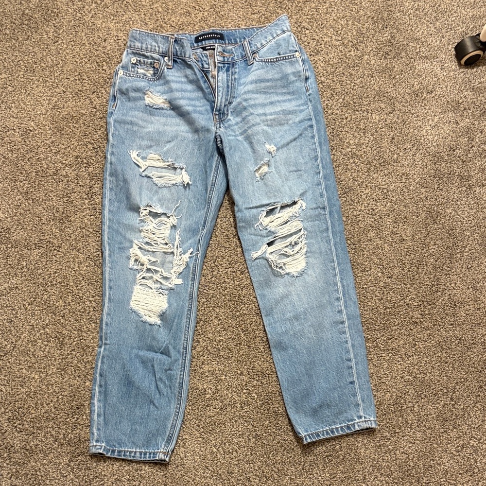 Aeropostale Light Blue Mom Jeans